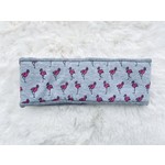 Cerchietto "Flamingo" stampato con fenicotteri rosa