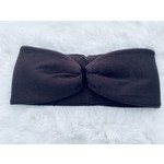Headband "Schoko" with chocolate in loop-look velvet ribbon