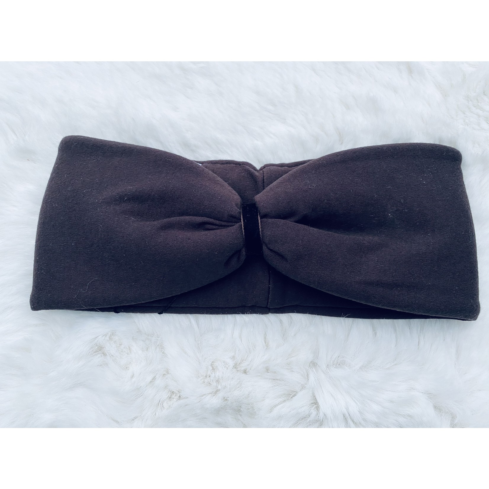Headband "Schoko" with  chokolate velvet ribbon