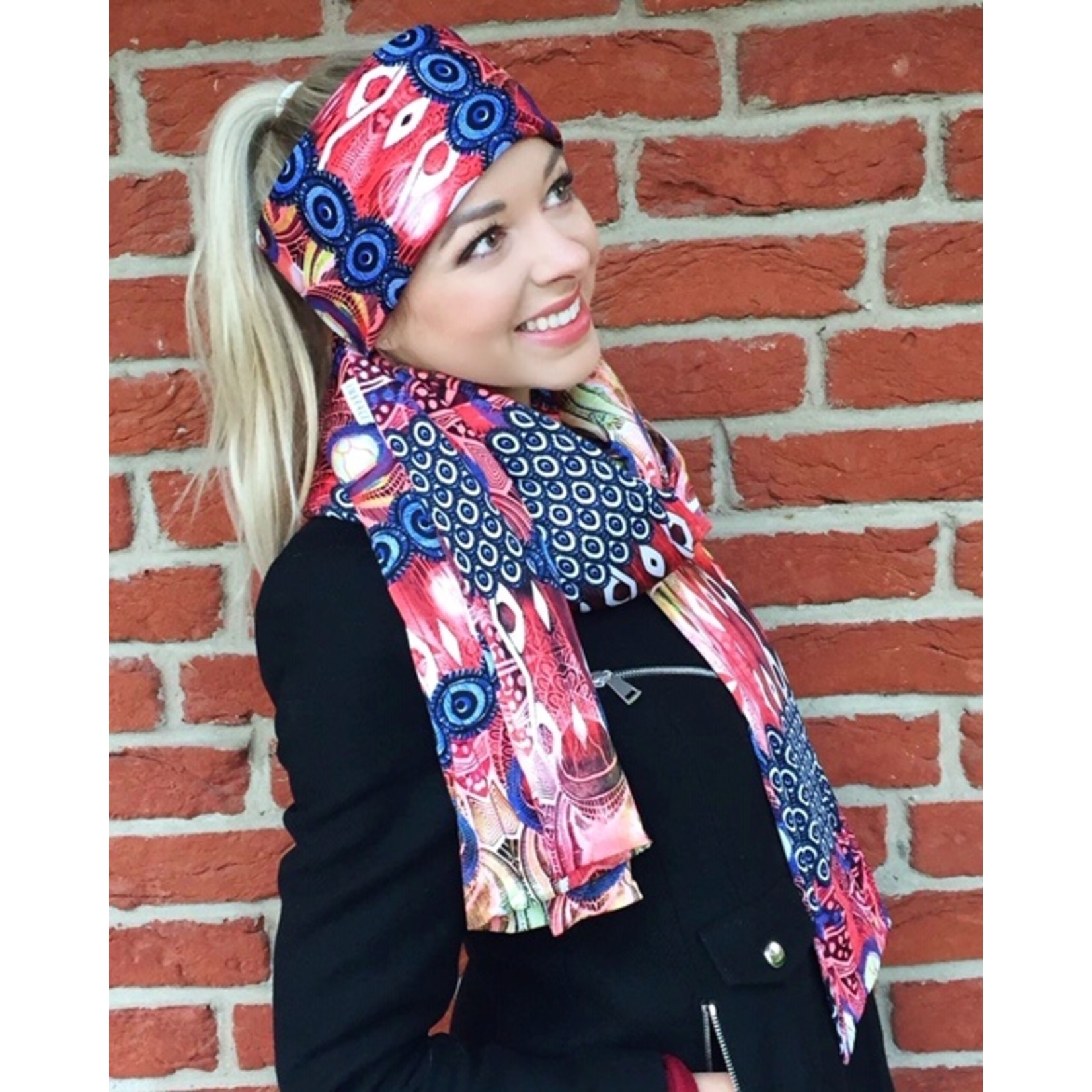 Kopfband "Pavone giallo"