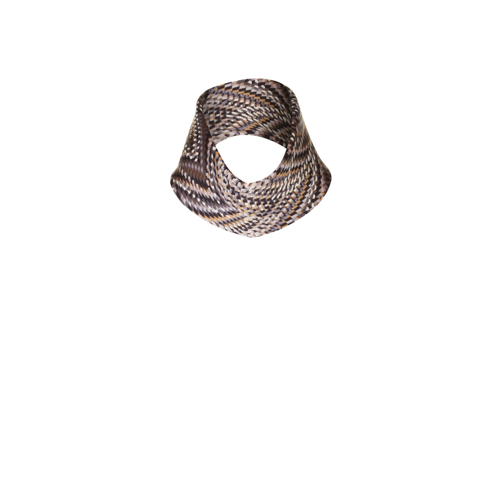 Loop "Raute grey creme"