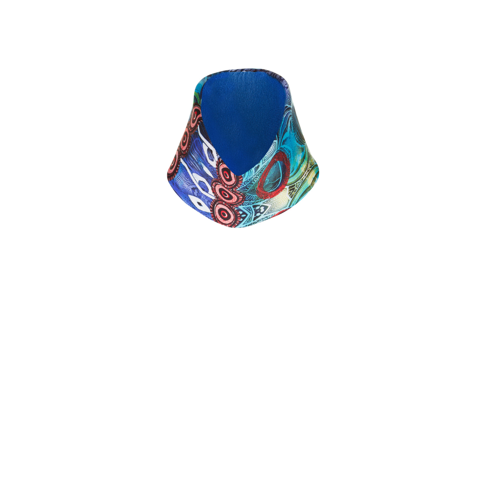 headband "Pavone Blu Azzurro"
