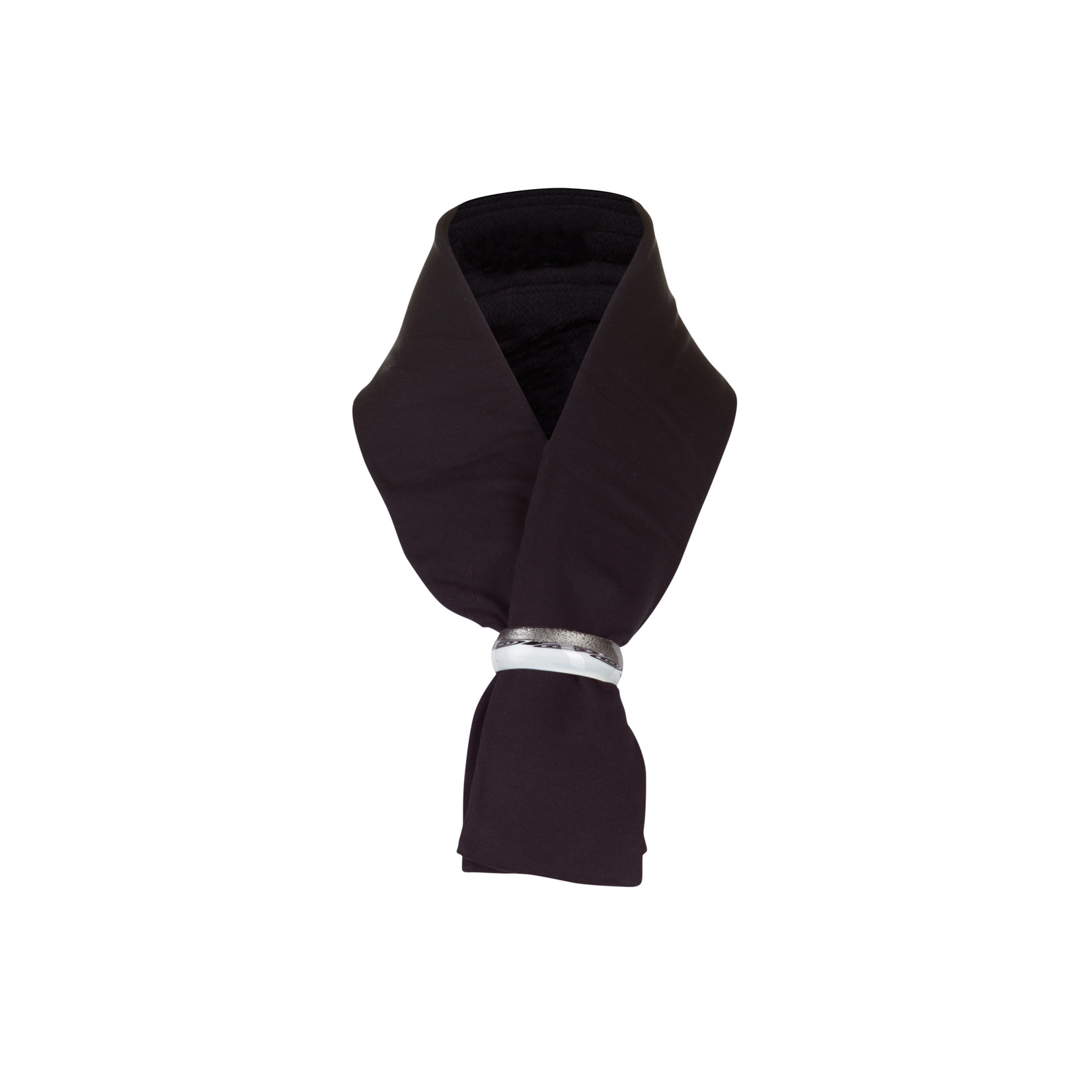 Embracelet. Schmuckschal in schwarz/weiß