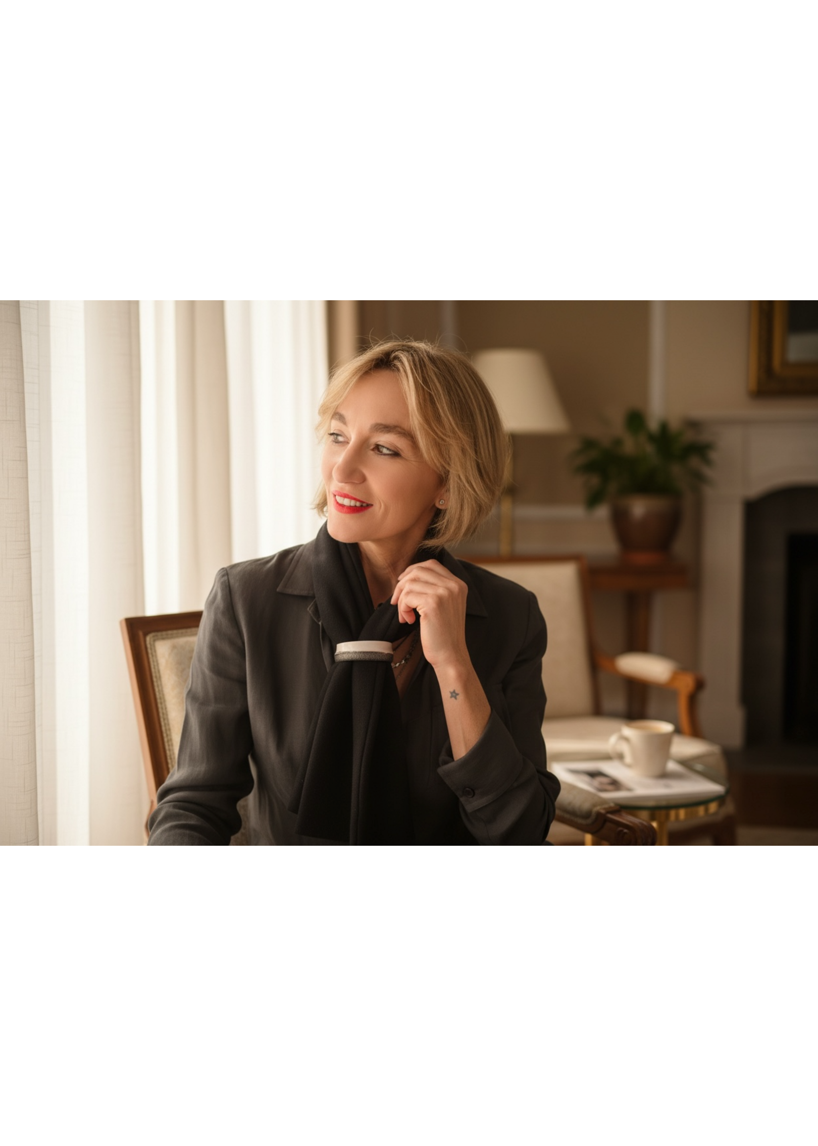 Embracelet con sciarpa in Black/White Murano Glass Ring