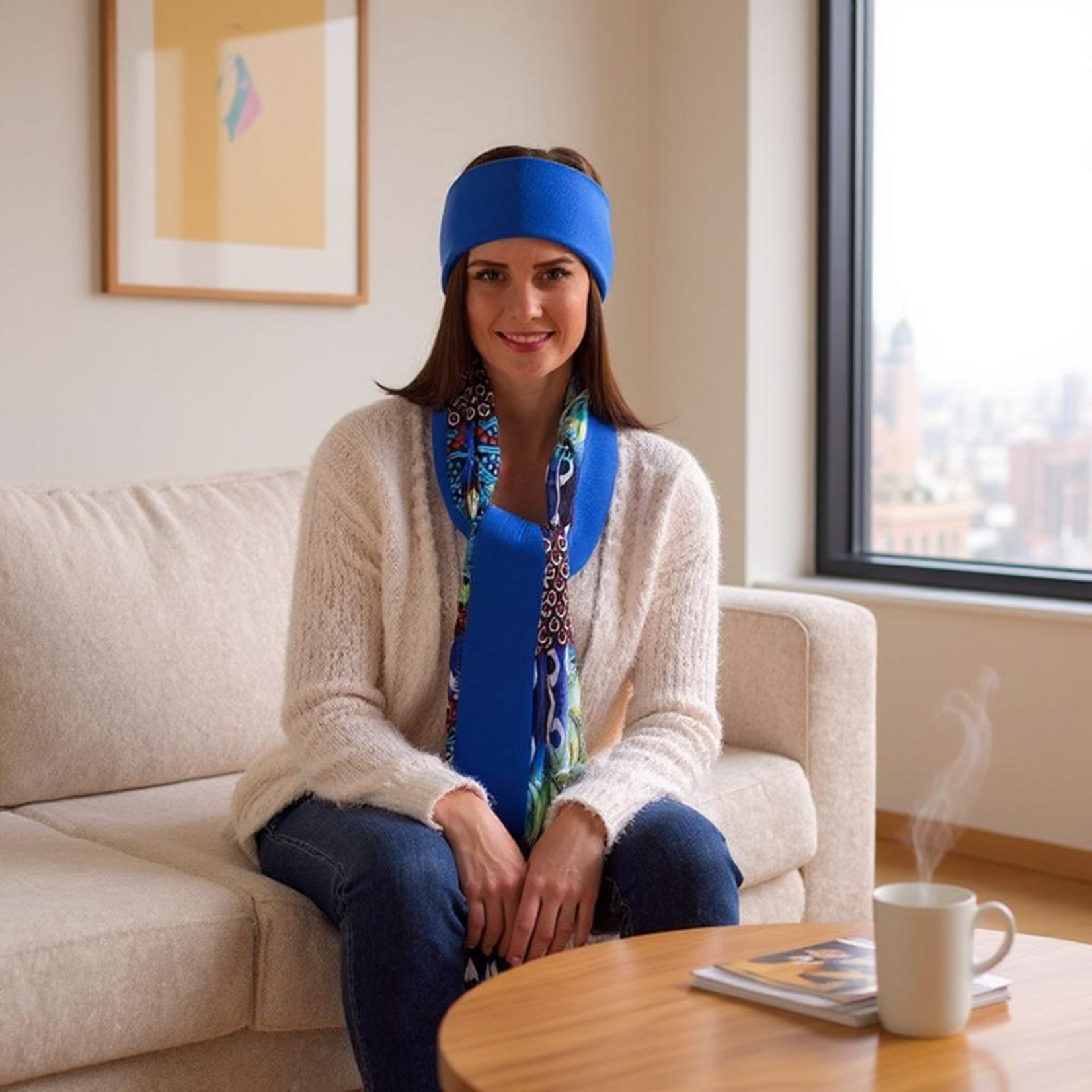 Casual "Pavone Blu Azzurro"