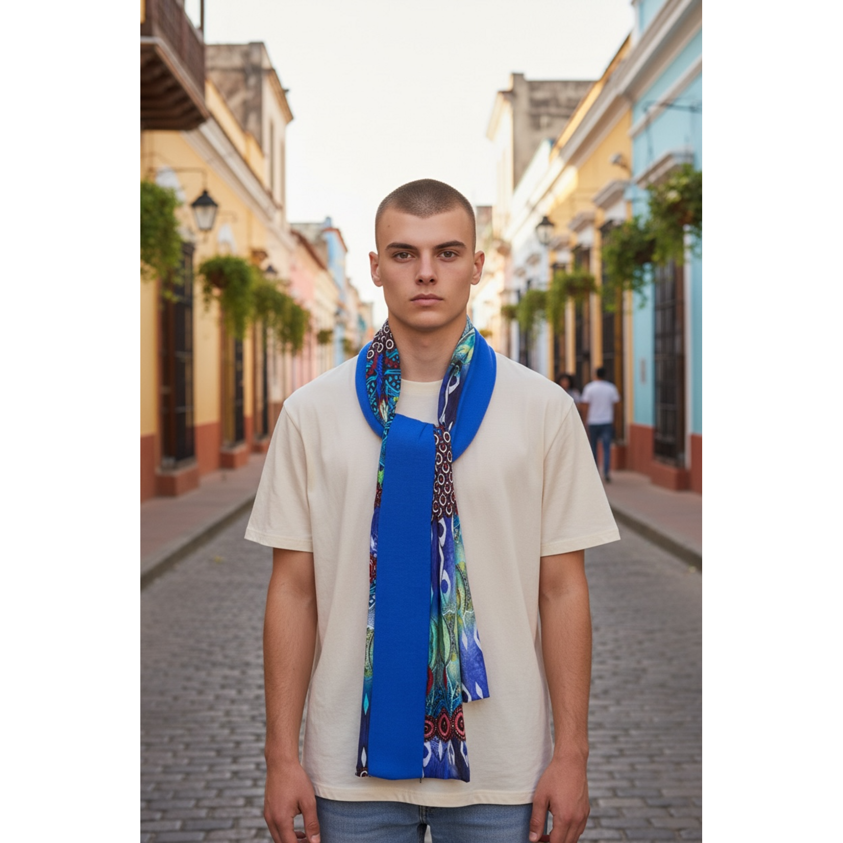 Casual "Pavone Blu Azzurro"