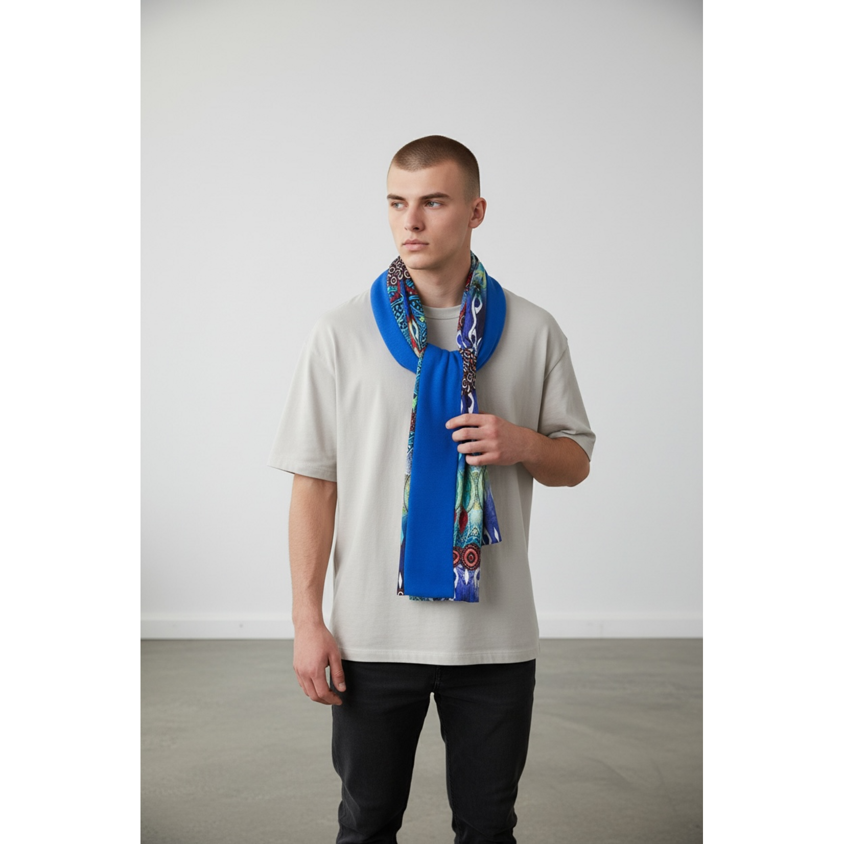 Casual "Pavone Blu Azzurro"