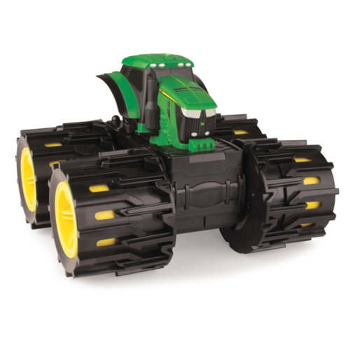 John Deere Britains John Deere met mega monster wielen
