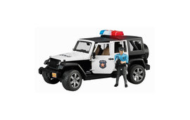 Bruder Jeep Wrangler Unlimited Rubicon politieauto met politieman 1:16