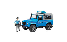 Bruder Land Rover Defender politie auto met agent