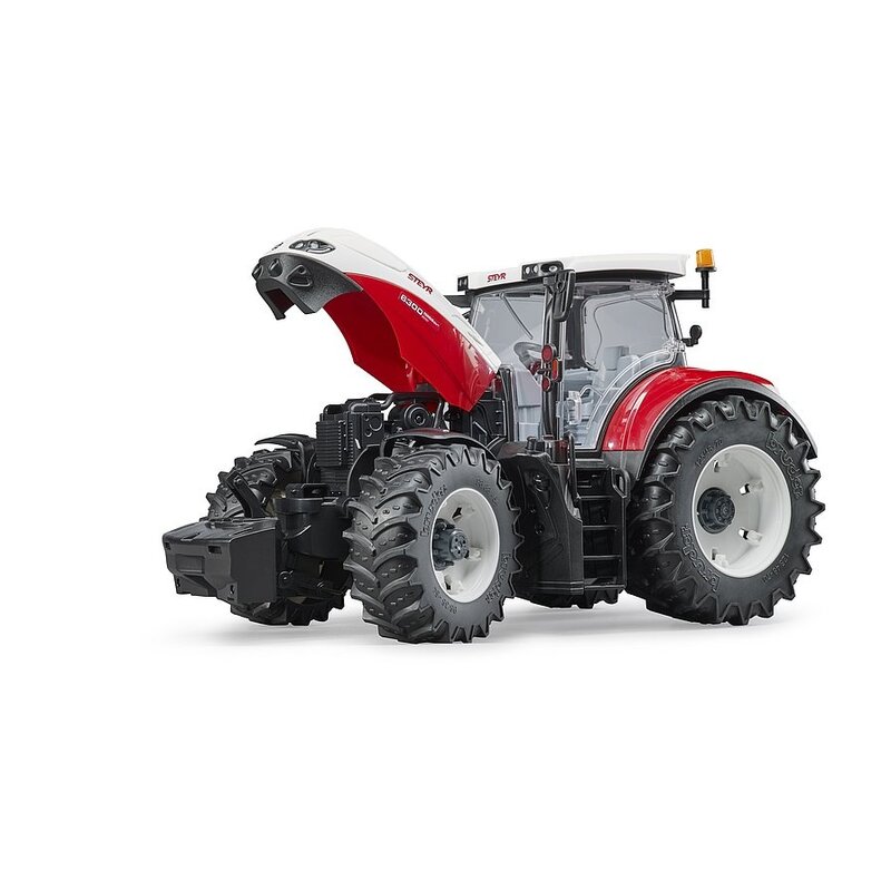 Rolly Farmtrac Steyr 6300 Terrus CVT – Tracteur à Pédales Rouge Pour Enfants De 3 à 8 Ans
