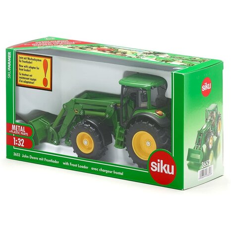 Commandez dès maintenant le Tracteur SIKU Farmer 3652 John Deere 6820 avec  chargeur frontal