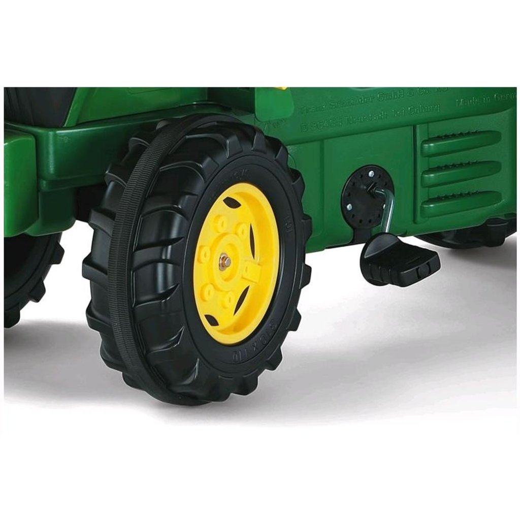 Tractor de Pedales rollyFarmtrac John Deere 6210R con pala y ruedas neumáticas Tractor de Pedales rollyFarmtrac John Deere 6210R con pala y ruedas neumáticas