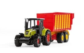 John Deere avec remorque d'ensilage ± 1:87