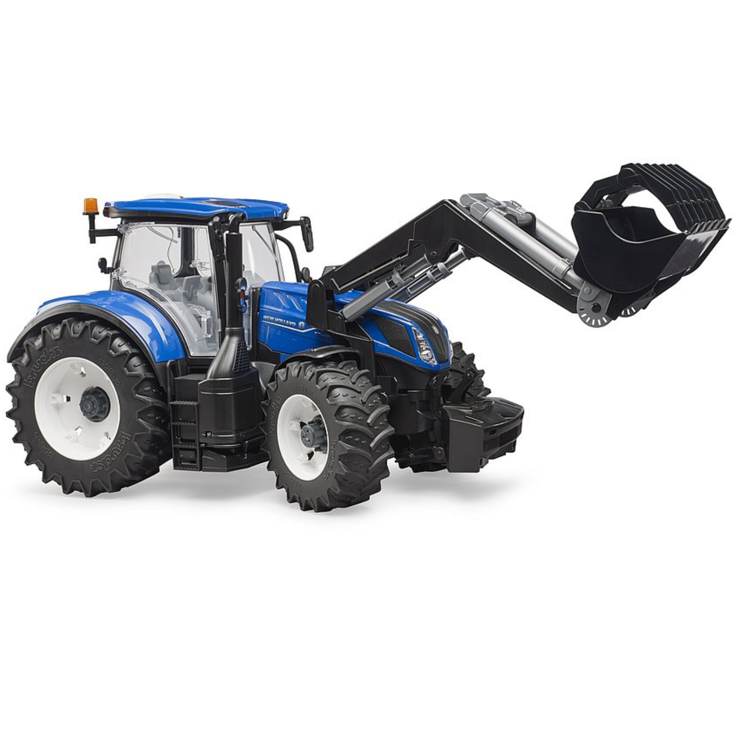 New Holland T7.315 met voorlader 1:16 van Bruder