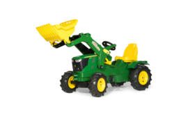 Rolly Toys rollyFarmtrac John Deere 6210R traptrekker met voorlader en luchtbanden