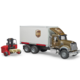 Bruder Camion logistique UPS MACK Granite avec chariot él