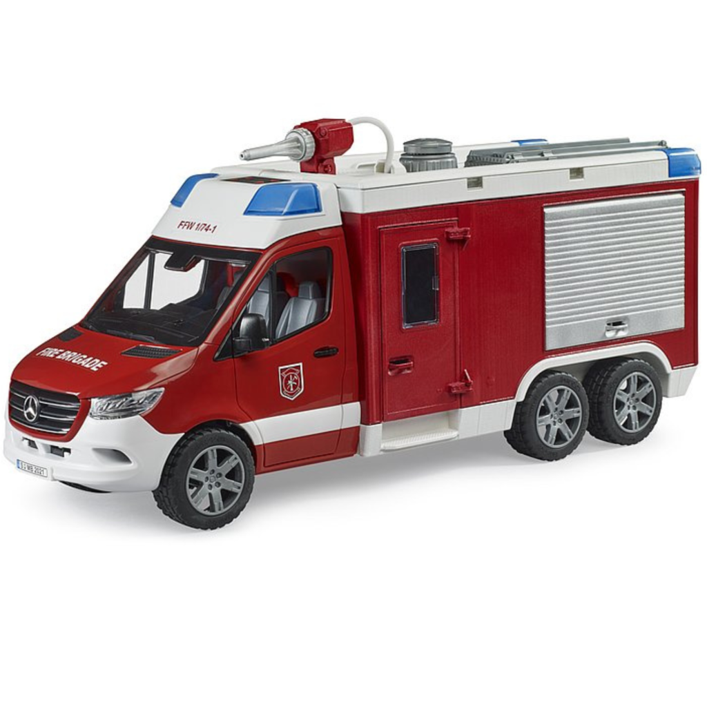 BRUDER MB Sprinter Con Trasporto Roadster &ndash; Luci E Suono 02675