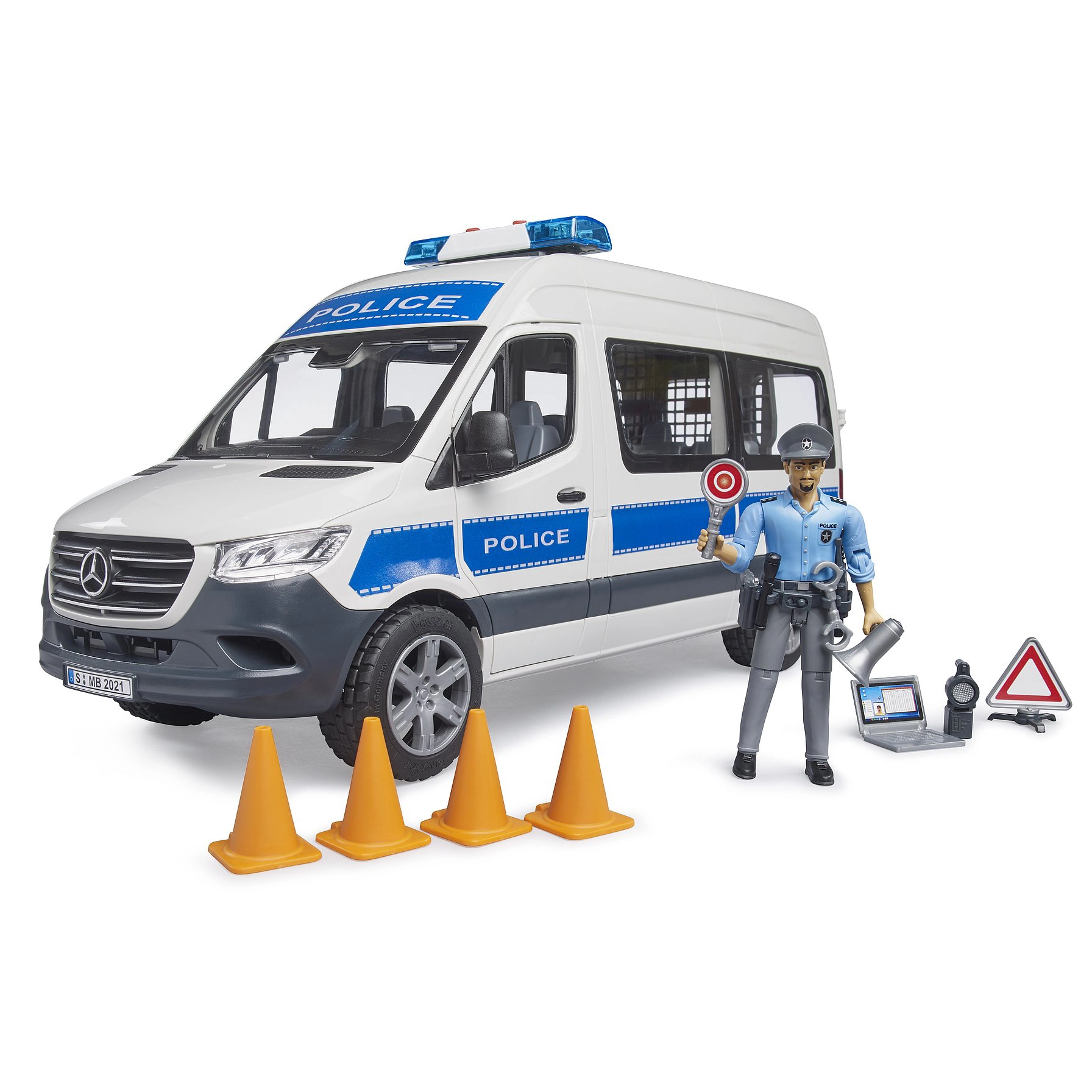 Bruder MB Sprinter Politievoertuig 1:16 afbeelding