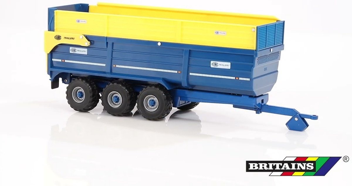 Britains 43284 Kane 3-assige halfpipe kuilvoertrailer 1:32