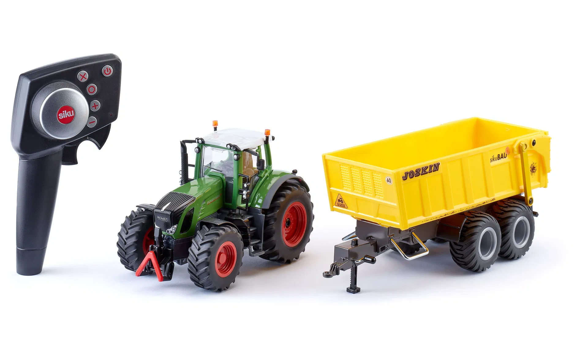 Siku Control-Set Fendt-tractor met Joskin-aanhangwagen + accessoires