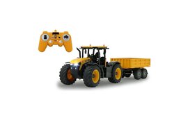 JCB Fastrac met kiepaanhanger