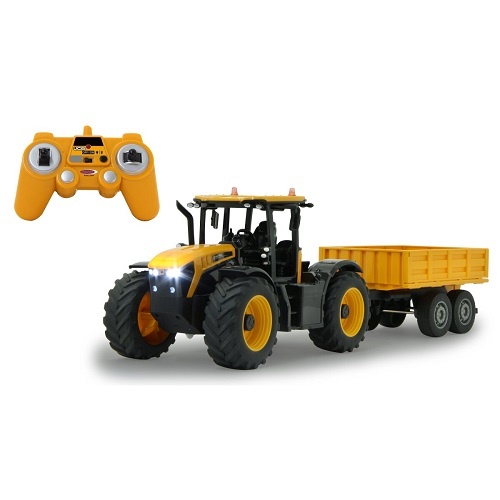 JCB Fastrac met kiepaanhanger