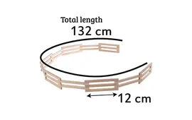 Kids Globe houten hek 1:32