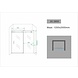 Slide douche schuifdeur nis 110-120x200 cm 2-delig Slide douche schuifdeur nis 110-120x200 cm 2-delig