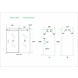 Slide douche schuifdeur nis 100-110x200 cm 2-delig Slide douche schuifdeur nis 100-110x200 cm 2-delig