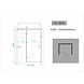 Enter ST douchedeur nisdeur 100 (60-40) x 200 helder glas Enter ST douchedeur nisdeur 100 (60-40) x 200 helder glas