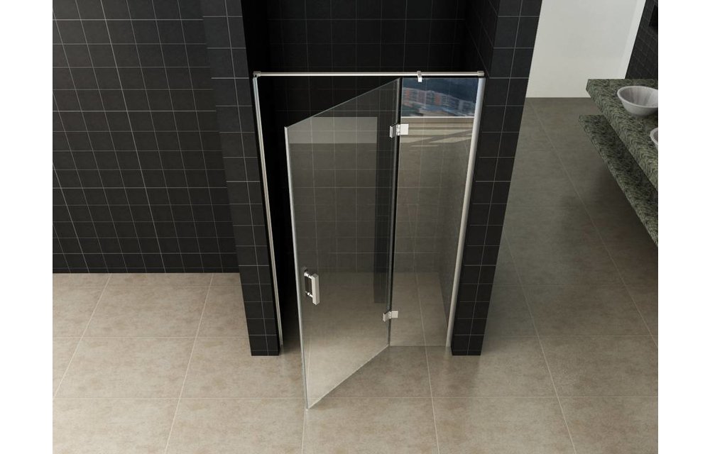 Enter ST douchedeur nisdeur 110 (60-50) x 200 helder glas