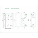 Douchecabine 5-hoek 8mm NANO 100x100x200cm Douchecabine 5-hoek 8mm NANO 100x100x200cm