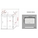 Veni U-vorm douchecabine met schuifdeur 120x80x195 cm Veni U-vorm douchecabine met schuifdeur 120x80x195 cm