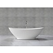 Vrijstaand ligbad Solid Surface 186 x 82 x 59 cm wit Vrijstaand ligbad Solid Surface 186 x 82 x 59 cm wit