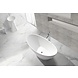 Vrijstaand ligbad Solid Surface 186 x 82 x 59 cm wit Vrijstaand ligbad Solid Surface 186 x 82 x 59 cm wit