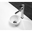 Tessa opzetfontein rond Solid Surface 20 x 20 cm wit