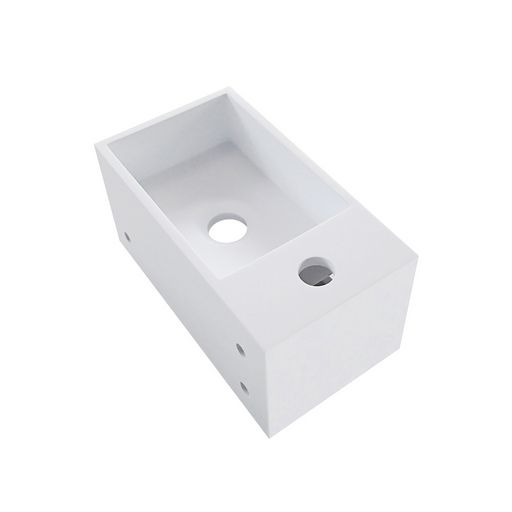 Julia fontein Solid Surface 35 x 20 x 16 cm wit links