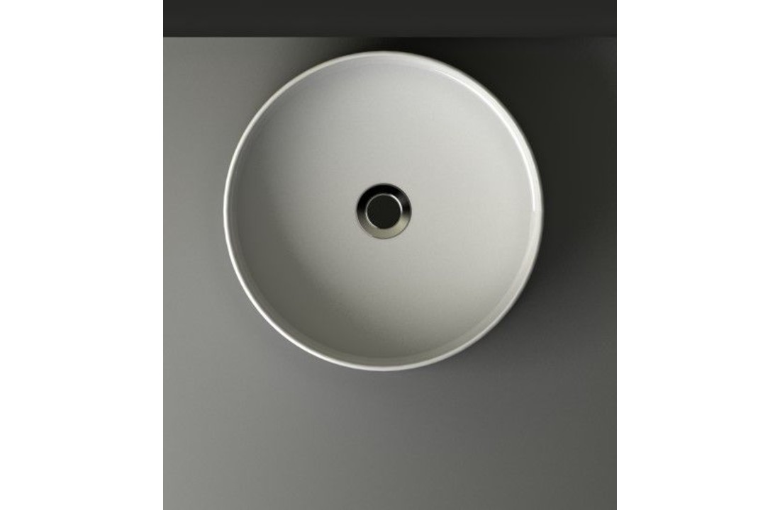 Link opzetwastafel rond 400x145 wit