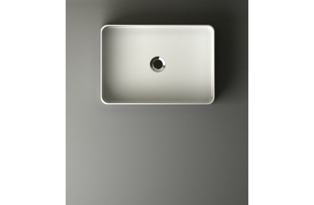 Link opzetwastafel vierkant 50 x 35 x 12 cm wit