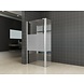 Zijwand+scharnierprofiel links 350x2000 10mm NANO gedeeltelijk matglas Zijwand+scharnierprofiel links 350x2000 10mm NANO gedeeltelijk matglas