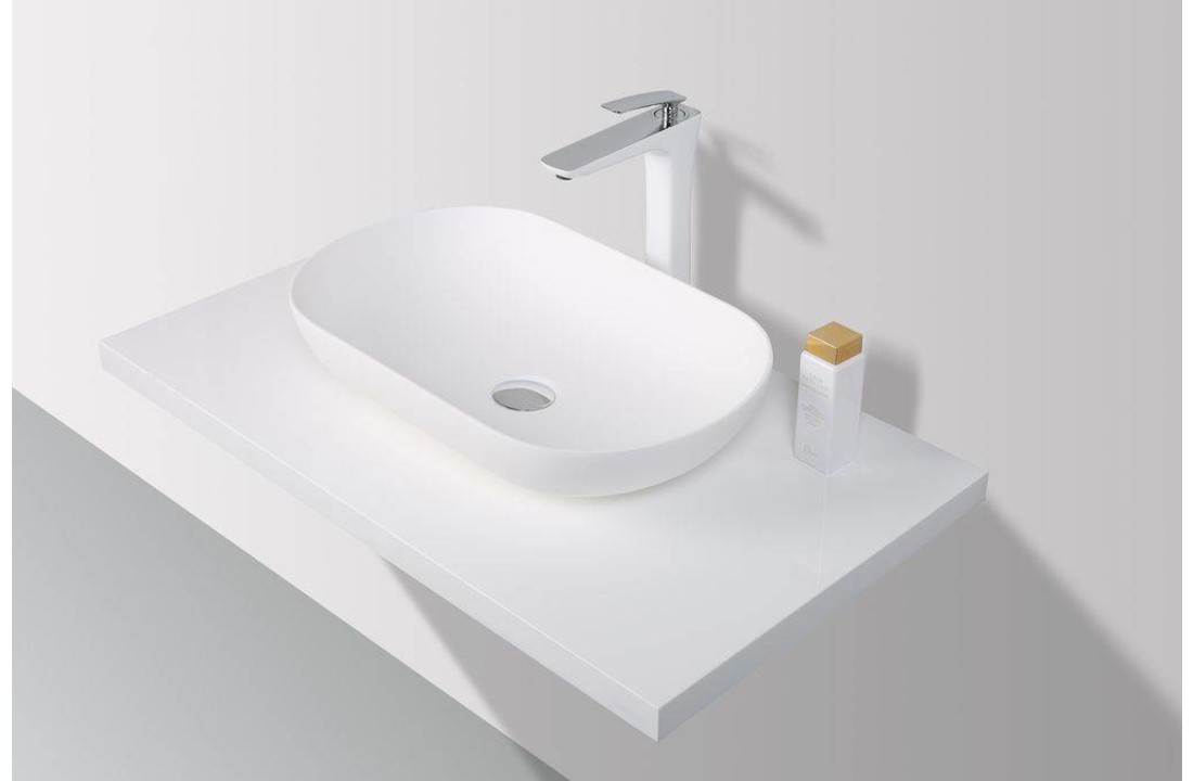 Rheiner Design Opzetwastafel Solid Surface 54 X 34 X 12 cm