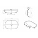 Rheiner Design Opzetwastafel Solid Surface 54 X 34 X 12 cm Rheiner Design Opzetwastafel Solid Surface 54 X 34 X 12 cm