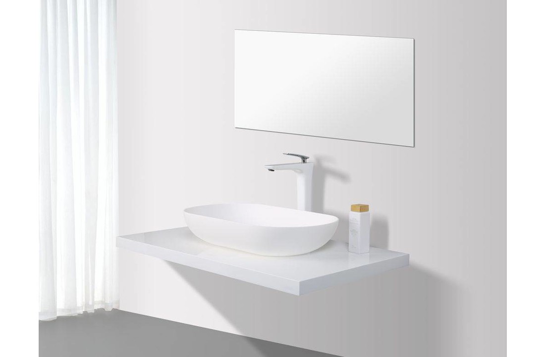Rheiner Design Opzetwastafel Solid Surface 54 X 34 X 12 cm