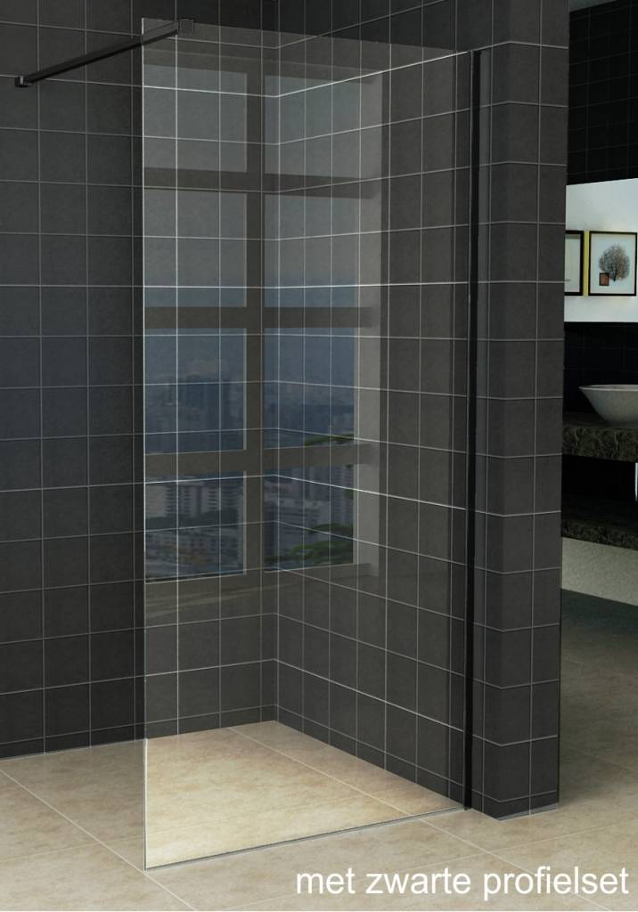 Slim inloopdouche 50x200 cm 8 mm Nano