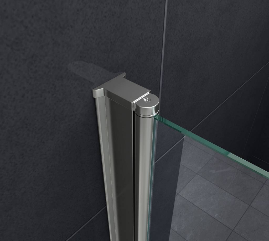 Clip douchecabine met klapdeuren 90x75x195 cm