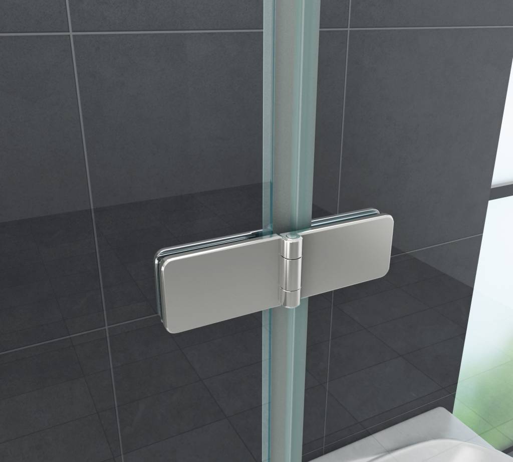 Clip douchecabine met vouwdeuren 80x80x195 cm