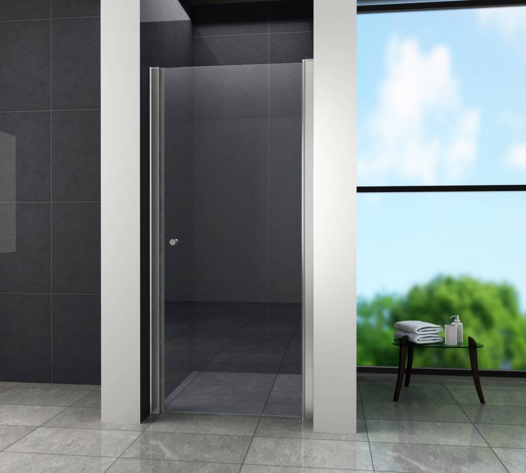 Porto draaideur nisdeur 100x190 met helder glas