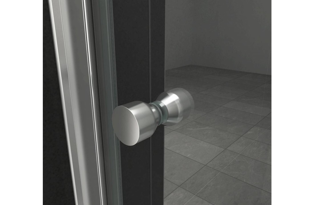 Porto draaideur nisdeur 100x190 met helder glas