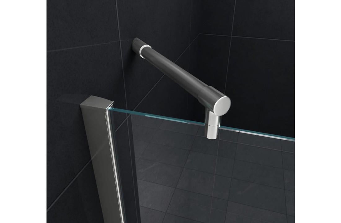 PELO XL Douchedeur 200x195 cm Nisdeur - helder glas